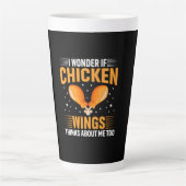 Hühnchen Lover | Hühnerflügel Milchtasse (Vorderseite)