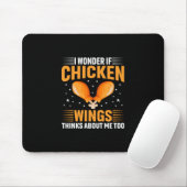Hühnchen Lover | Hühnerflügel Mousepad (Mit Mouse)