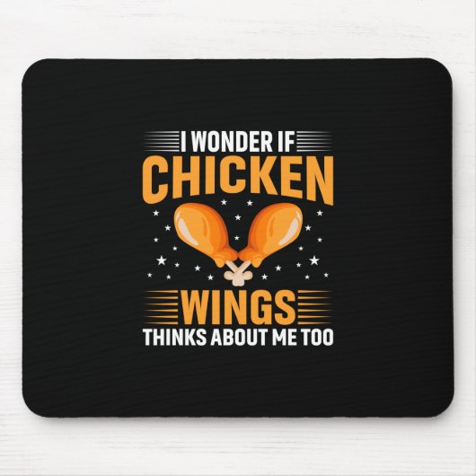 Hühnchen Lover | Hühnerflügel Mousepad (Vorne)