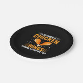 Hühnchen Lover | Hühnerflügel Pappteller (Schrägansicht)