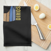 Hühnchen Lover | I Raise Tiny Dinosaurier Geschirrtuch (Viertel Falte)