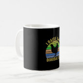 Hühnchen Lover | I Raise Tiny Dinosaurier Kaffeetasse (Vorderseite Links)