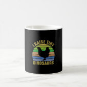 Hühnchen Lover | I Raise Tiny Dinosaurier Kaffeetasse (Mittel)
