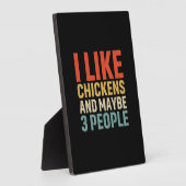 Hühnchen Lover | Ich mag Hühner Fotoplatte (Seite)