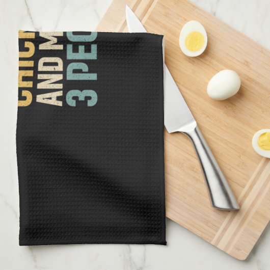 Hühnchen Lover | Ich mag Hühner Geschirrtuch (Viertel Falte)