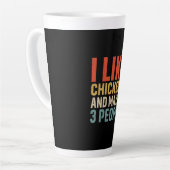 Hühnchen Lover | Ich mag Hühner Milchtasse (Linke Ecke)