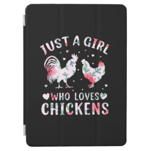 Hühnchen Lover   Mädchen, die Hühner Lieben iPad Air Hülle