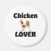 Hühnchen Lover Magnet (Vorne)