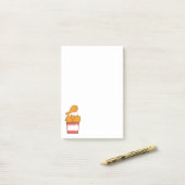 Hühnchen mit Eimer Post-it Klebezettel (Auf Schreibtisch)