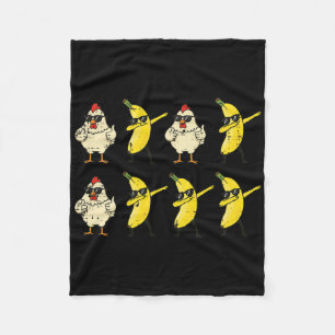 Hühnchen Nana Tanz Dab Lustiger Tanz Meme Kinder M Fleecedecke