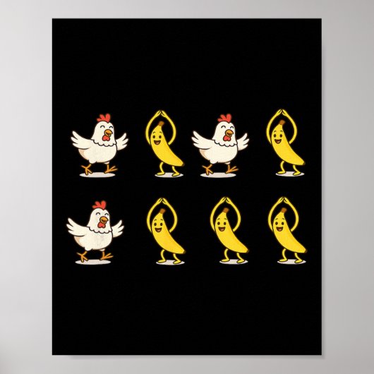 Hühnchen Nana tanzt Poster (Vorne)