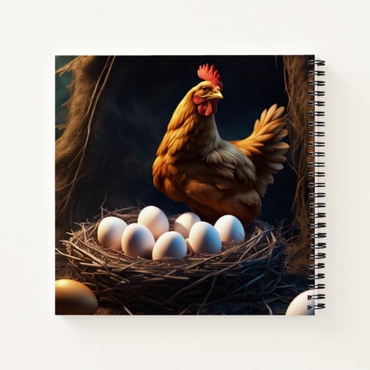 Hühnchen Notizblock (Rückseite)