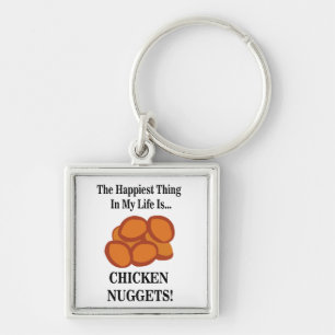 Hühnchen-Nugget-Fast-Food-Lustig Schlüsselanhänger