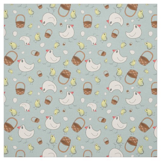 Hühnchen oder Eierspass - nahtloses Muster Stoff (Muster)