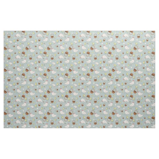 Hühnchen oder Eierspass - nahtloses Muster Stoff (Fat Quarter (45,7 x 55,9 cm))