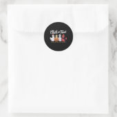 Hühnchen oder Streich lustiges Huhn Halloween  Runder Aufkleber (Tasche)