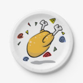 Hühnchen Pappteller (Vorderseite)