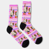 Hühnchen (pink) socken (Rechts)