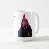 Hühnchen-Porträt-Tasse Kaffeetasse (VorderseiteRechts)