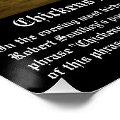 Hühnchen Poster (Ecke)