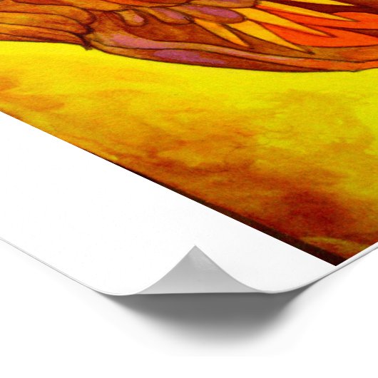 Hühnchen Poster (Ecke)