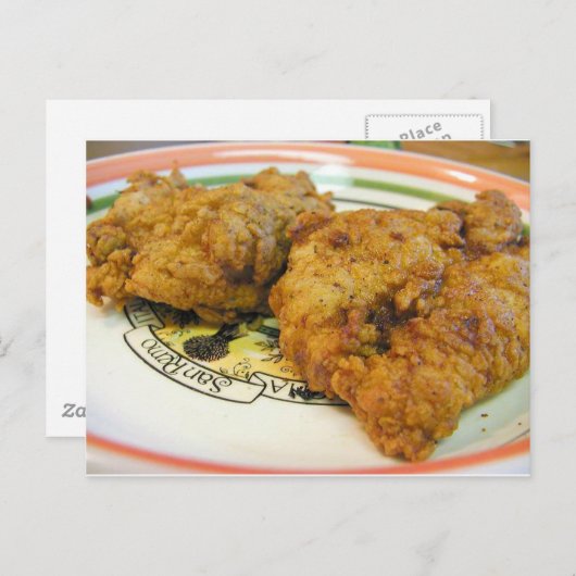 Hühnchen Postkarte (Vorne/Hinten)