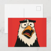 Hühnchen Postkarte (Vorne/Hinten)