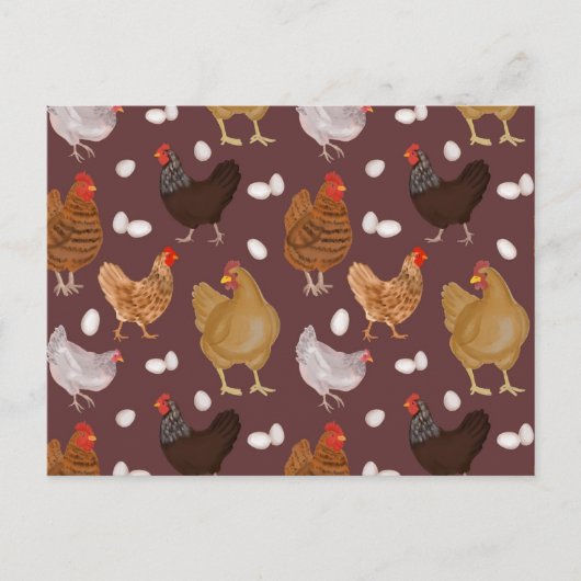 Hühnchen Postkarte (Vorderseite)