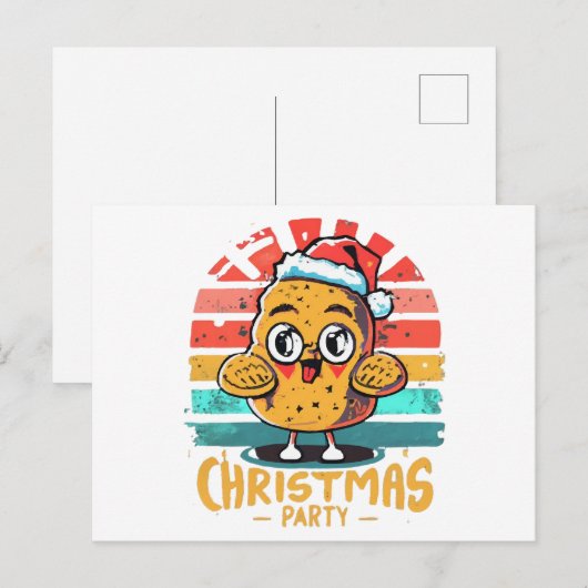 Hühnchen Postkarte (Vorne/Hinten)