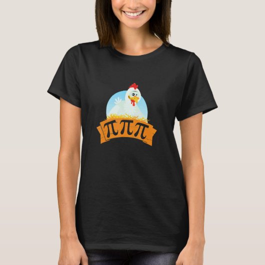 Hühnchen Pot Pi Day Pie Math 3.14 T-Shirt (Vorderseite)