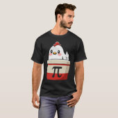 Hühnchen Pot Pi Symbol Mathe Jungen Mädchen T-Shirt (Vorne ganz)