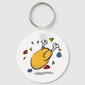 Hühnchen Schlüsselanhänger (Rückseite)