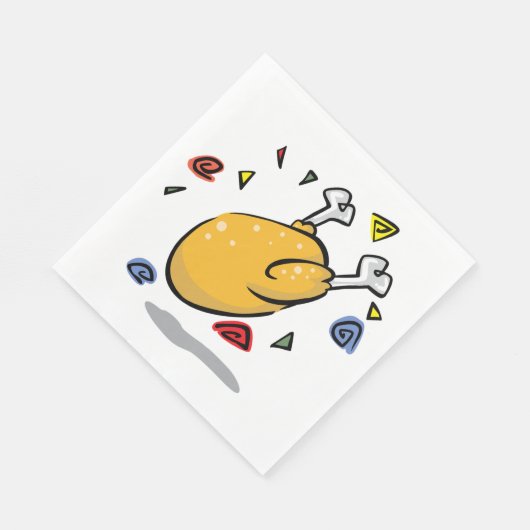 Hühnchen Serviette (Ecke)