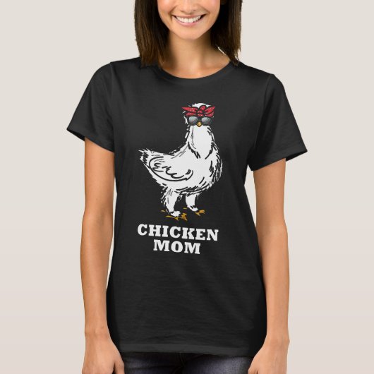 Hühnchen - Silkie Chicken Mama Geschenk Niedliche T-Shirt (Vorderseite)