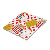 Hühnchen Waffeln Fliese (Seite)
