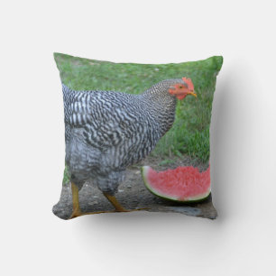 Hühnchen & Wassermelone Pillow Kissen
