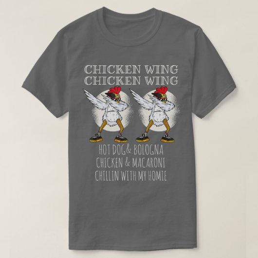 Hühnchen Wing Chicken Wing Spaß Kinder T-Shirt (Design vorne)