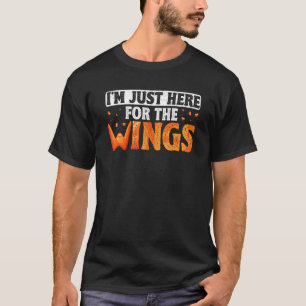 Hühnchenflügel sind hier lustige Buffalo Wings Fas T-Shirt