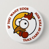 Hühner 1 button (Vorderseite)