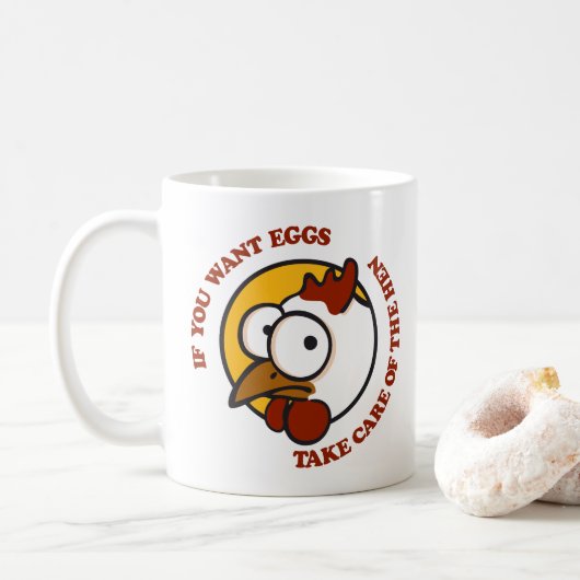 Hühner 1 kaffeetasse (Mit Donut)
