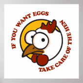 Hühner 1 poster (Vorne)