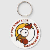 Hühner 1 schlüsselanhänger (Vorderseite)