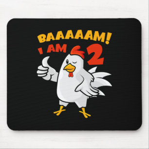 Hühner 2. Geburtstagsfeier Bauernhof Küken Hühnerh Mousepad