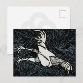 Hühner 2 postkarte (Vorne/Hinten)
