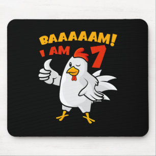 Hühner 7. Geburtstagsfeier Bauernhof Küken Hof Gac Mousepad