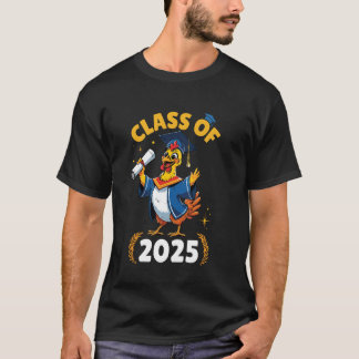 Hühner-Abschlussklasse 2025 Abschluss Tag Schule T-Shirt