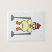 Hühner an der Fitness Möller Puzzle (Horizontal)