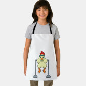 Hühner an der Fitness Möller Schürze (Insitu)