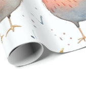 Hühner auf einem Bauernhof Geschenkpapier (Rolleneckpunkt)