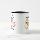 Hühner aufheben tasse (Zentrum)